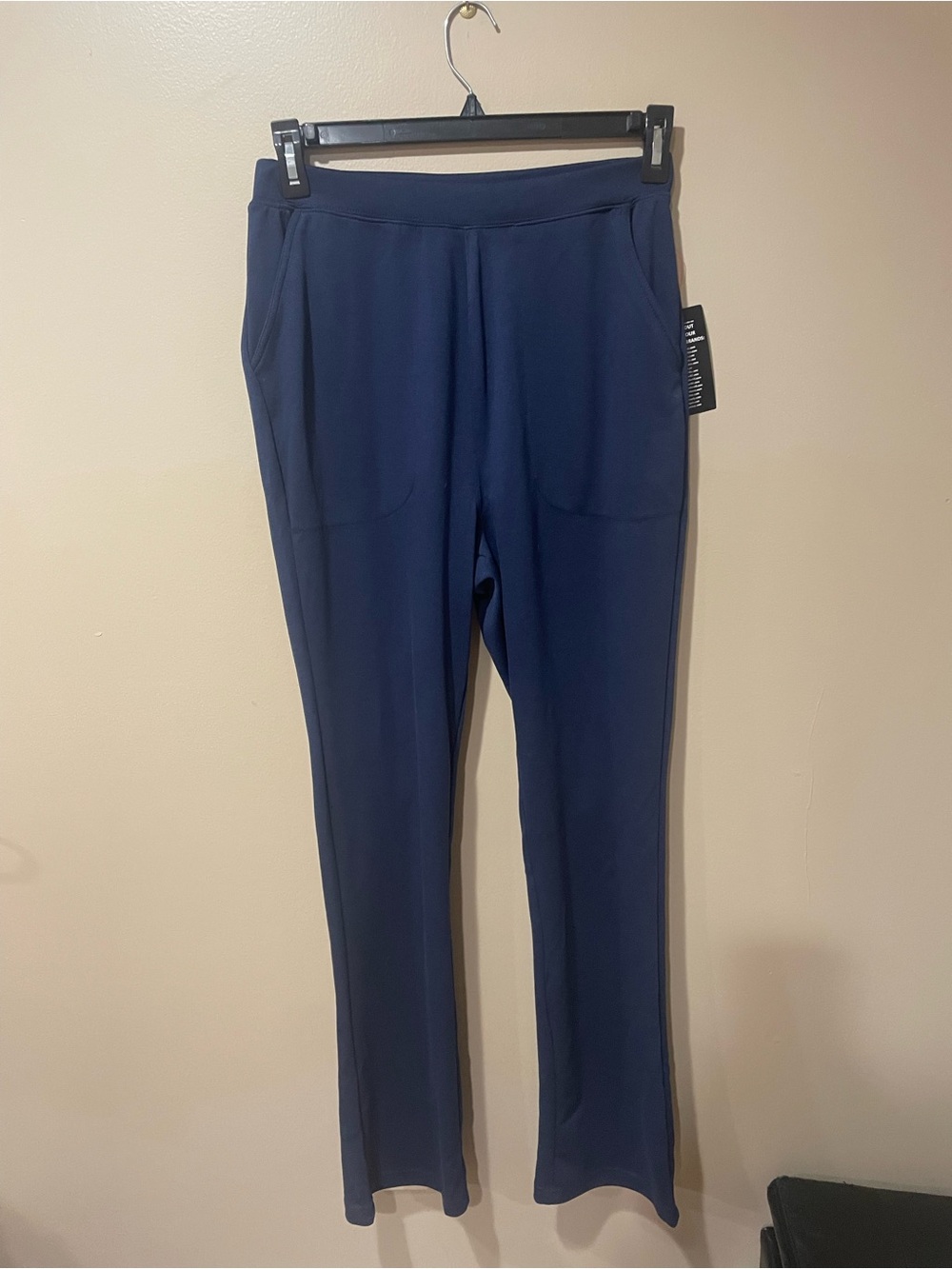 Women's Navy Pull-On Stretch Pants